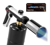 Sakerplus Propane Torch-Adjustable High-Heat Blow Torch,with Safety Lock, for BBQ, Grilling, Welding, Campfire, DIY Projects(not included Gas Tanks)