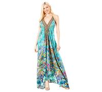 Sakkas 2021 - Lizi 2 Women's Maxi High-Low Halter Handkerchief Dress Beach Party Vacation - 513 - OS
