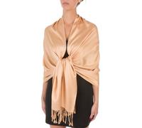 Sakkas 78" X 28" Rayon from Bamboo Soft Solid Pashmina Feel Shawl/Wrap/Stole - Camel