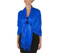 Sakkas 78" X 28" Rayon from Bamboo Soft Solid Pashmina Feel Shawl/Wrap/Stole - midnight