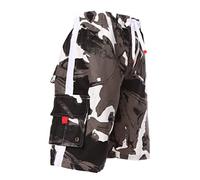 Sakkas LA018113B - Mens Multi Color Wave Design Skate Surf Board Short/Swim Trunks and Sizes, Medium, Black