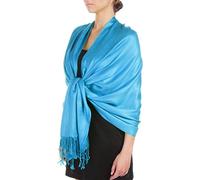 78" x 28" Silky Soft Solid Pashmina Feel Shawl/Wrap/Stole - Turquoise