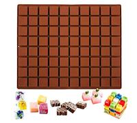 Sakolla 80-Cavity Square Candy Silicone Molds for chocolate, Caramel, Praline, Ice Cube and Gummy