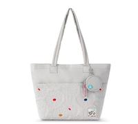 Sakroots Banyan Shoulder Tote - Spacious Everyday Bag with Comfortable Shoulder Straps, Zipper Closure & Multiple Pockets for Work, Travel or Casual Use - Multi Flower Quilt