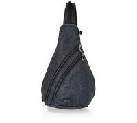 Sakroots Women's Go Sling Backpack in Nylon Eco Twill, Black Spirit Desert 2, One Size