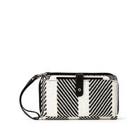 Sakroots Women's Large Smartphone Crossbody Bag in Woven Fabric from Recycled Materials, Convertible Purse with Detachable Wristlet Strap, Black & White, B&w Soulful Desert, One Size
