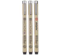 SAKURA Pigma micron 3 01/05 + brush Black