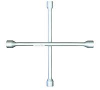 Sakura 4-Way Wheel Nut Cross Brace Wrench for Cars WB4W - Common Hexagonal Lug Socket Sizes 17-19-21-22mm