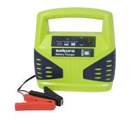 Sakura 8 Amp 12 V Car Battery Charger SS3631 - For Vehicles Up To 2.5L / 2500CC - Lead Acid Batteries Capacity 15 Ah To 120 Ah