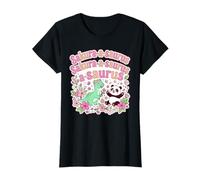 Sakura A Saurus Cute Dinosaur Panda Spring T-Shirt
