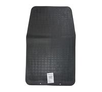 Sakura All-Weather Rubber Car Mat For Drivers SS3348 - Black 650 mm x 400 mm Anti-Slip Universal Fit Wipe Clean - Single