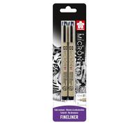 SAKURA Pigma micron 01 Black 0.25mm 2pcs