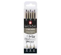 Sakura Black and Grey Pigma Micron - Set of 3