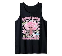 Sakura Bloom Hanami Party Cute Japanese Kawaii Spring Animal Tank Top