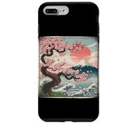 Sakura Blossom Fuji Wave Sunset Japanese Art Case for iPhone 7 Plus/8 Plus