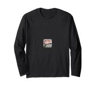 Sakura Blossom Fuji Wave Sunset Japanese Art Long Sleeve T-Shirt
