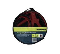 Sakura Booster Cables SS3626 – Heavy Duty Jump Leads 400A 3m, Colour-Coded, Fully Insulated