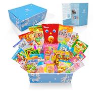 Sakura Box Japanese Candy & Snacks Okashi Share Pack, Premium Okashi & Dagashi Food, Ocha Green Tea Drink