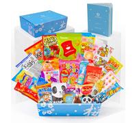 Sakura Box Japanese Snacks & Candy Gift Box & English Pamphlet 30 x Dagashi Sweets Candy Valentines Set