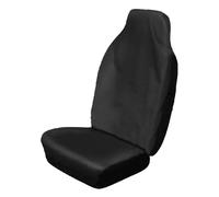 Car and Van Front Seat Cover - A Single Heavy Duty Waterproof Protector in Black - Universal Easy Fit