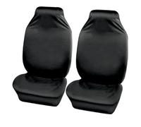Sakura Car and Van Front Seat Protectors - 1 Pair of Covers in Black - Water Resistant - Universal Easy Fit