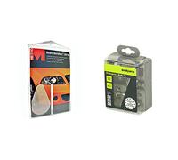 Sakura Car Headlight Beam Converters Benders Deflectors HG 129-00 - For Safe Euro Driving - Stay EU Legal & Emergency Bulb Kit - Fits Most Vehicles - 7 Bulbs 3 Fuses