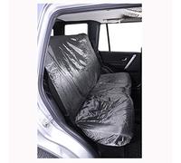 Sakura Car Rear Seat Protector - 2 Piece Foldable Cover in Grey - Water Resistant - Universal Easy Fit