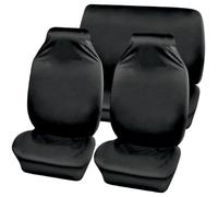 Sakura Car Seat Protectors - Full Set of Covers in Black - Water Resistant Polysester - Universal Easy Fit