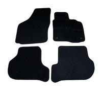 Sakura Carpet with Rubber Heelpad Mat Set for Skoda Octavia 08 Onwards - Black