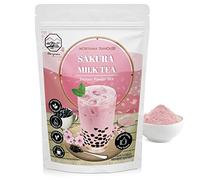 Sakura Cherry Blossom Bubble Milk Tea Instant 3in1 Powder Mix - 1kg (33 Drinks) | For Boba Tea, Milkshake, Blended Frappe and Bakery | Authentic Taiwan Recipe | No Preservatives by Moriyama Teahouse