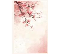 Sakura Cherry Blossom Hardcover Journal: 120 Lined Pages Notebook for Men & Women | 6x9 Writing Diary for Notes, Goals & Daily Reflection