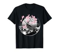 Sakura Cherry Blossom Japanese Floral Aesthetic Design T-Shirt
