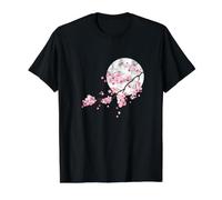 Sakura Cherry Blossom Japan's Favourite Flower Value Graphic T-Shirt, Men, Black, L
