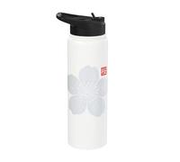 Sakura Cherry Blossom Kanji Japanese Minimal Art Stainless Steel Insulated Water Bottle