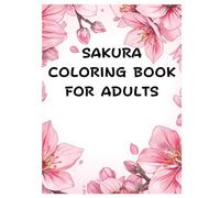 Sakura Coloring Book for Adults