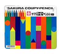 SAKURA COUPY-PENCIL 18 Colours Coloured Pencil Can Case FY18 (Japan Import)