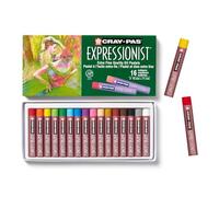 Sakura Cray-Pas Expressionist Oil Pastels Pkg-Assorted Colors, Other, Multicoloured, 16 Count (Pack of 1)