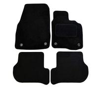 Sakura DD0529 Tailored Car Mats Black Carpet, Black Trim, Carpet Heelpad