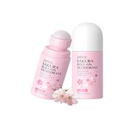 Sakura Deodorant Roll-On, 2PCS Roll-On Antiperspirant and Deodorant for Women, Long-Lasting Sweat & Odor Protection, Quick-Drying Formula, Natural Floral Fragrance Deodorants Stick
