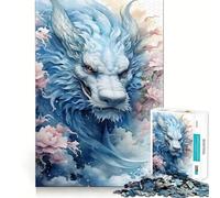 Sakura Dragon Chinese 1000 Piece Jigsaw Puzzles for Adults Jigsaw Mind Play Home Pastime Clean Edge Lovely Present (38x26cm)