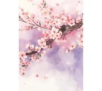 Sakura Dreams Notebook: Cherry Blossom Watercolor Lined Journal | B5 Size | 120 Pages