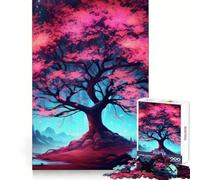 Sakura Dreamscape Japan Jigsaw Puzzles for Teenagers 1000 Piece Recall Upgrade Calm Relax Clear Cut Art Collection Piece (38x52cm)