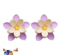 Sakura Flower Fridge Magnets with Sealing Clips,2-in-1 Food Bag Clips & Fridge Magnets,3D Magnetic Petal Food Sealer for Snack Bags,Cute Kitchen Decor & Organizer