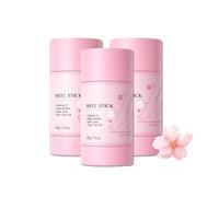Sakura Foot Heel Stick, Intensive Moisturising Balm for Dry Cracked Heels & Feet, Deeply Softens Rough Skin, Removes Dead Cells, Restores Smoothness, Multi-Use for Hands, Elbows & Knees, 3pc