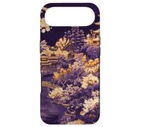 Sakura Garden at Dusk with City Backdrop Case for iPhone Air