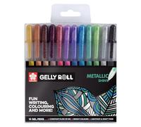 SAKURA Gelly Roll Metallic Shiny, Pack Of 12 Pens