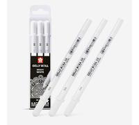 Sakura : Gelly Roll Pen : Basic Set : Bright White Gel Pens : Medium : Set of 3