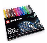 Sakura Gelly Roll Stardust Pen - Shiny METALLIC Colour Wallet Set of 12