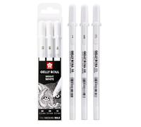 Sakura Gelly Roll Set 3 Bright White Gel Pens Fine/Medium/Bold