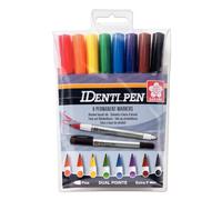 Sakura IDenti-Pen Allround Permanent Markers Fine and Extra Points, Pack of 8